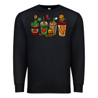 Black Mexican coffee cups Mexico Premium Sweatshirt - HowdyJamesFarm