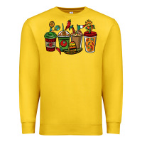Lemon Mexican coffee cups Mexico Premium Sweatshirt - HowdyJamesFarm
