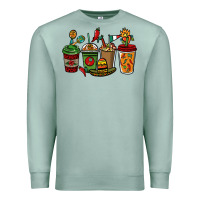 Seafoam Mexican coffee cups Mexico Premium Sweatshirt - HowdyJamesFarm