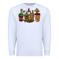 White Mexican coffee cups Mexico Premium Sweatshirt - HowdyJamesFarm
