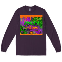 Plum spooky vibes tumbler Long Sleeve Tee - BundleAndBundleShop