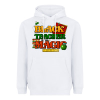 White Black Teacher magic Heavyweight Hoodie - HowdyJamesFarm