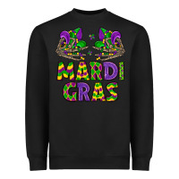 Black mardi gras Heavyweight Sweatshirt - LillyAllenDesigns