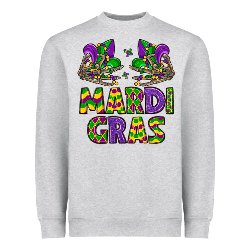 Mardi Gras Heavyweight Sweatshirt by LillyAllenDesigns | Teevron
