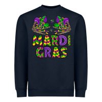 Navy mardi gras Heavyweight Sweatshirt - LillyAllenDesigns