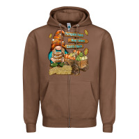 Chestnut Pumpkin patch hayrides and corn maze Zipper Hoodie - NancyCooperArtShop