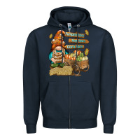 Pumpkin Patch Hayrides And Corn Maze Zipper Hoodie | Teevron
