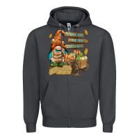 Smoke Pumpkin patch hayrides and corn maze Zipper Hoodie - NancyCooperArtShop