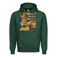 Sports Green Pumpkin patch hayrides and corn maze Zipper Hoodie - NancyCooperArtShop