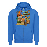 True Royal Pumpkin patch hayrides and corn maze Zipper Hoodie - NancyCooperArtShop