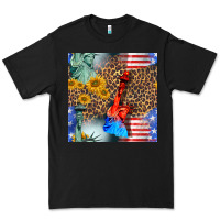 Black statue of liberty american flag Premium Tee - BundleAndBundleShop