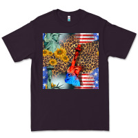 Plum statue of liberty american flag Premium Tee - BundleAndBundleShop