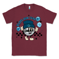 Burgundy happy new year disco ball Classic Tee - MaliasSmallBusiness