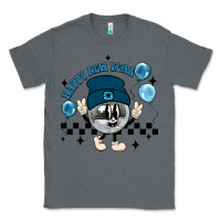 Charcoal Heather happy new year disco ball Classic Tee - MaliasSmallBusiness