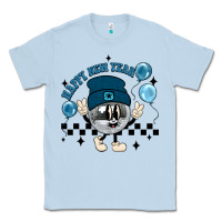 Dusty Blue happy new year disco ball Classic Tee - MaliasSmallBusiness