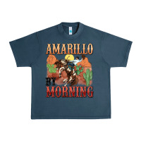 Midnight Navy amarillo by morning Urban Heavy Tee - MaliasSmallBusiness