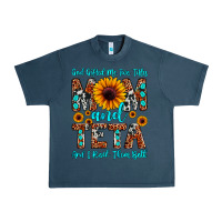 Midnight Navy god gifted me two titles mom and teta and i rock t Urban Heavy Tee - JahusDesignShop