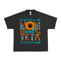 Pigment Black god gifted me two titles mom and teta and i rock t Urban Heavy Tee - JahusDesignShop