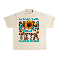 Sandshell god gifted me two titles mom and teta and i rock t Urban Heavy Tee - JahusDesignShop