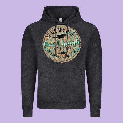 If We Are In A Don't Laugh Situation Vintage Hoodie Designed By Maliassmallbusiness