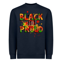 Navy black and proud Heavyweight Sweatshirt - LillyAllenDesigns