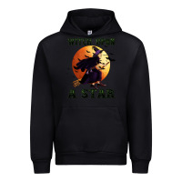 Black witch upon a star Urban Hoodie - BundleAndBundleShop