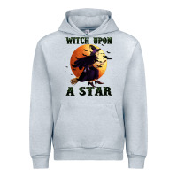 Heather Grey witch upon a star Urban Hoodie - BundleAndBundleShop
