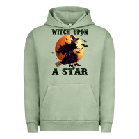 Pigment Oil Green witch upon a star Urban Hoodie - BundleAndBundleShop