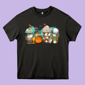 Golf Coffee Cups Heavy Core Tee Designed By Jasminsmagicworld