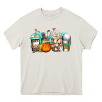 Cream golf coffee cups Heavy Core Tee - Jasminsmagicworld