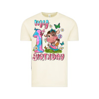 Vintage Arctic my 1 st birthday with little cute cow Vintage Tee - NancyCooperArtShop