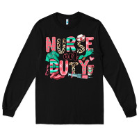 Black nurse on duty Long Sleeve Tee - RanaPortraitStore