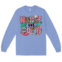 Colony Blue nurse on duty Long Sleeve Tee - RanaPortraitStore