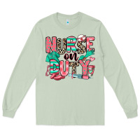 Matcha nurse on duty Long Sleeve Tee - RanaPortraitStore