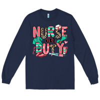 Navy nurse on duty Long Sleeve Tee - RanaPortraitStore