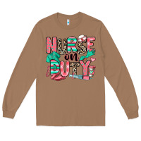 Toasted Coconut nurse on duty Long Sleeve Tee - RanaPortraitStore