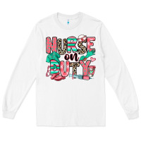 White nurse on duty Long Sleeve Tee - RanaPortraitStore