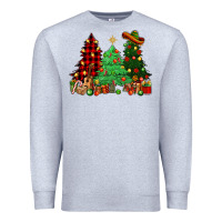Heather Grey Mexican Christmas trees Mexico Premium Sweatshirt - HowdyJamesFarm