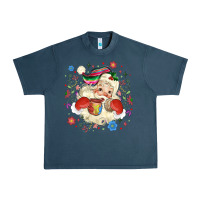 Midnight Navy mexican christmas santa Urban Heavy Tee - MaliasSmallBusiness