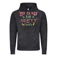 Vintage Black my class is full of sweet hearts Vintage Hoodie - MaliasSmallBusiness