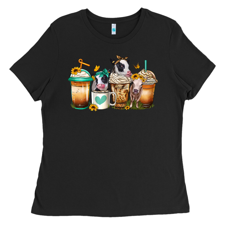 Heifers Coffee Cups Ladies Tee by Jasminsmagicworld | Teevron