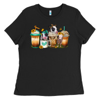 Black heifers coffee cups Ladies Tee - Jasminsmagicworld