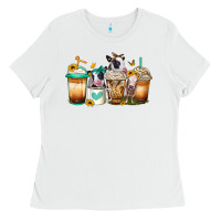 White heifers coffee cups Ladies Tee - Jasminsmagicworld