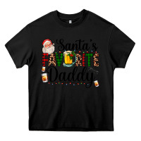 Black santa's favorite daddy Heavy Core Tee - AdoDesignShop