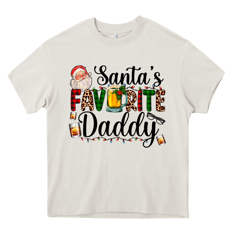 Santa's Favorite Daddy Heavy Core Tee by AdoDesignShop | Teevron