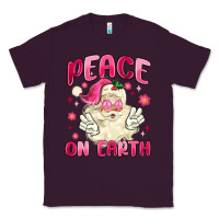 Plum peace on earth Classic Tee - MaliasSmallBusiness