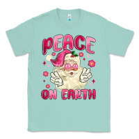 Seafoam peace on earth Classic Tee - MaliasSmallBusiness