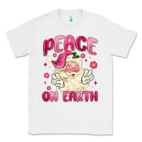 White peace on earth Classic Tee - MaliasSmallBusiness