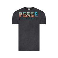 Vintage Black peace be with you cross Vintage Tee - NancyCooperArtShop