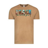 Vintage Camel peace be with you cross Vintage Tee - NancyCooperArtShop